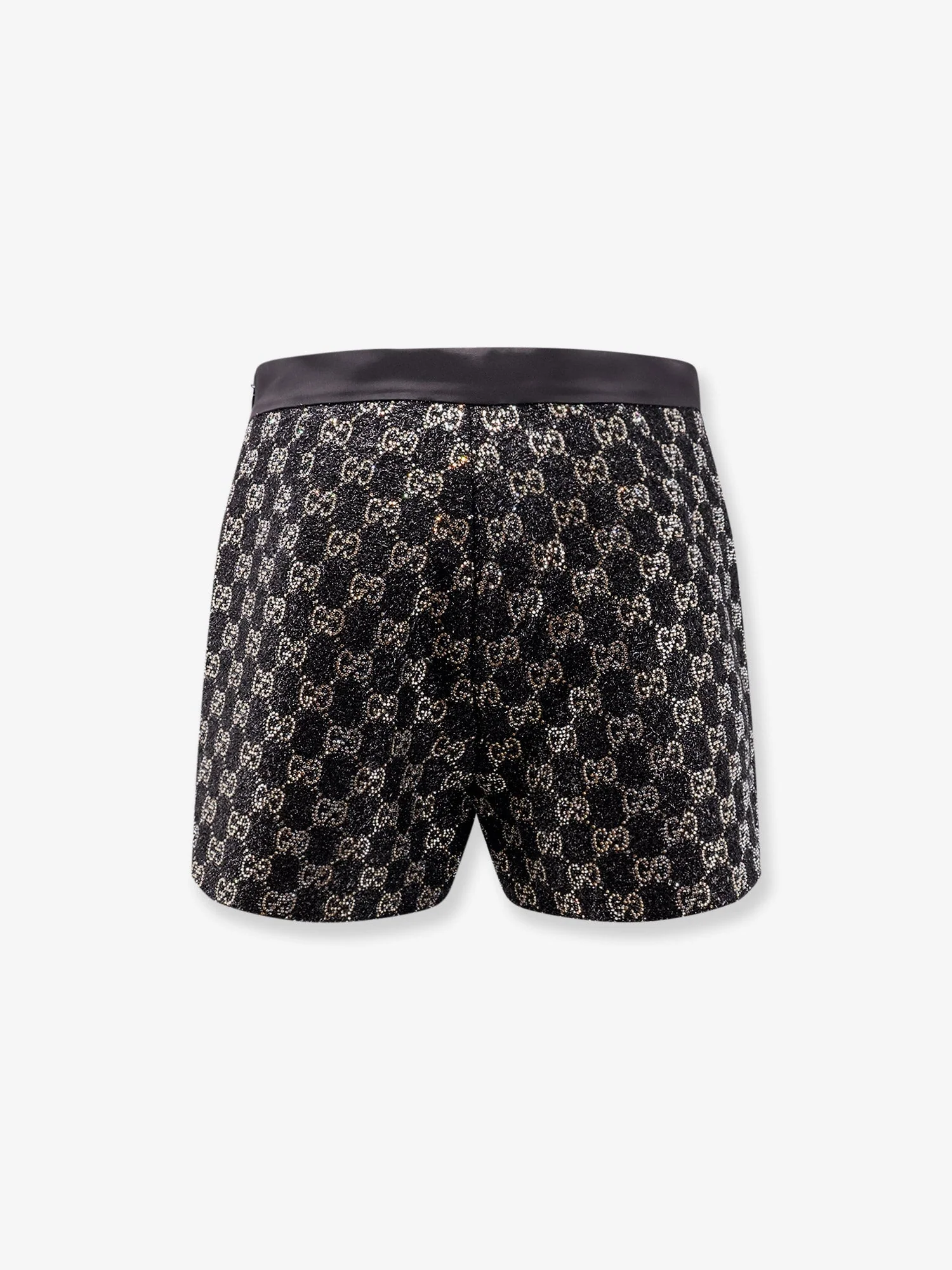 Gucci Women Lightweight Lame Wool Tweed Shorts - Image 4