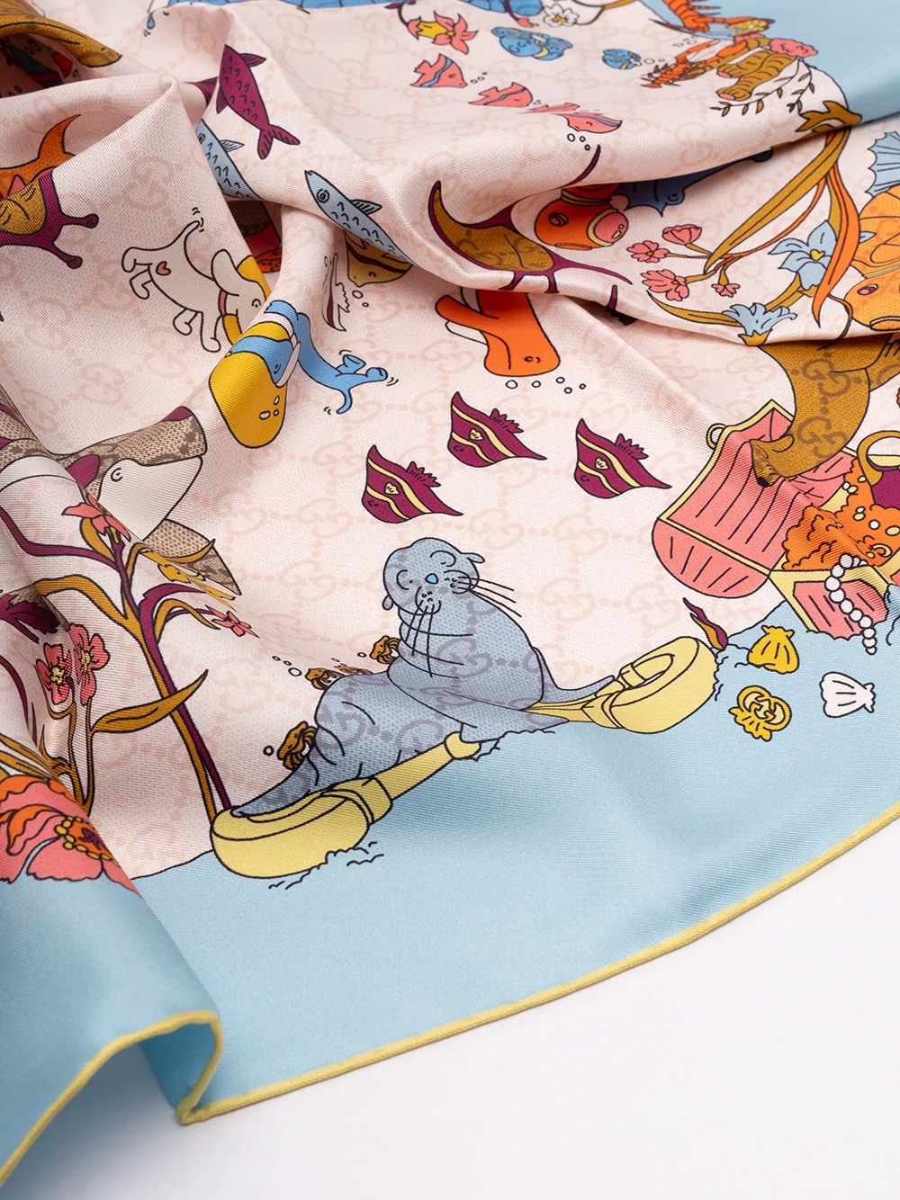 Gucci Women `Submarine` Foulard - Image 5