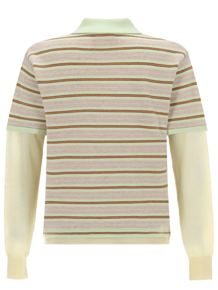 Guest In Residence Women "Layered Stripe Rugby" Polo Shirt - Image 2