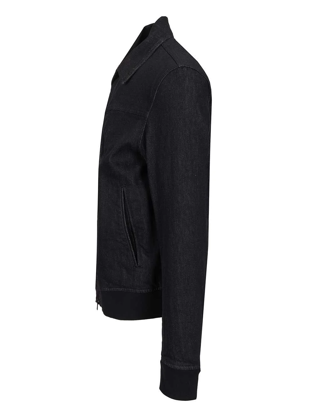 Herno Men Denim Bomber Jacket - Image 3