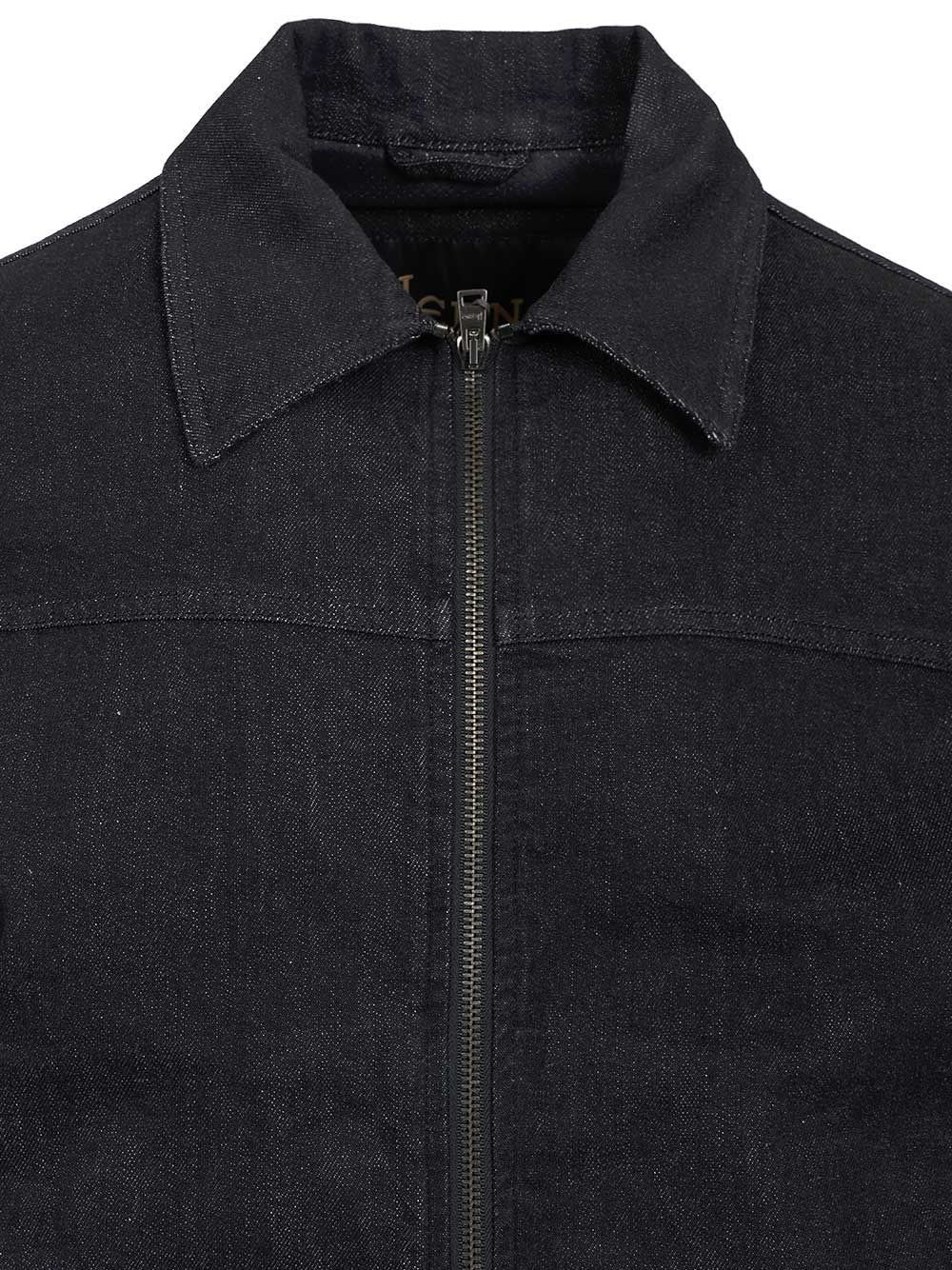 Herno Men Denim Bomber Jacket - Image 4