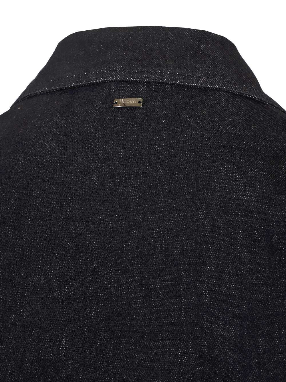 Herno Men Denim Bomber Jacket - Image 5