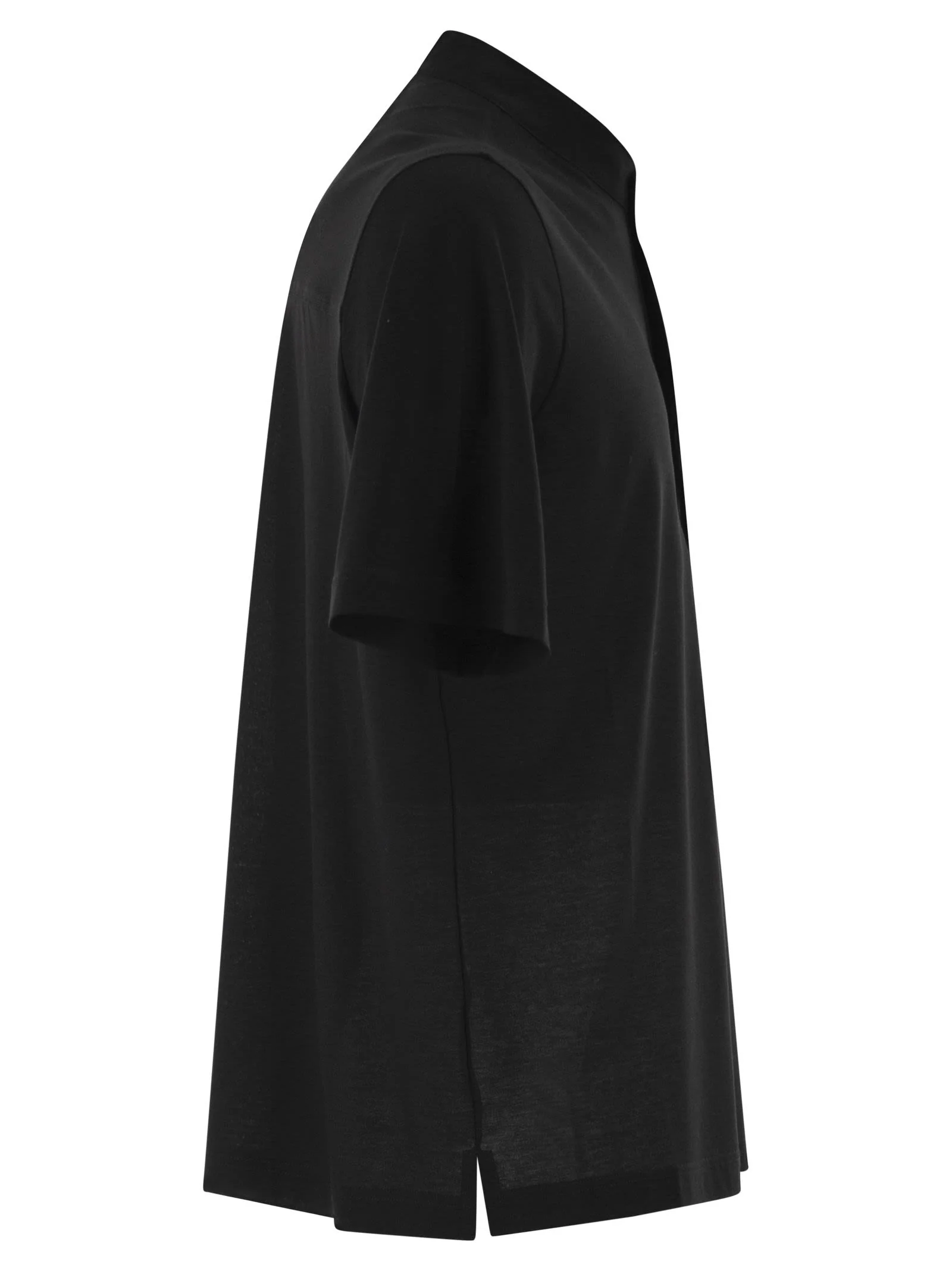 Herno Men Jersey Polo Shirt With Seraph Collar - Image 3