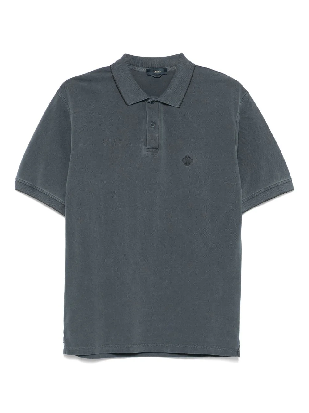 Herno Men Logo Cotton Polo Shirt