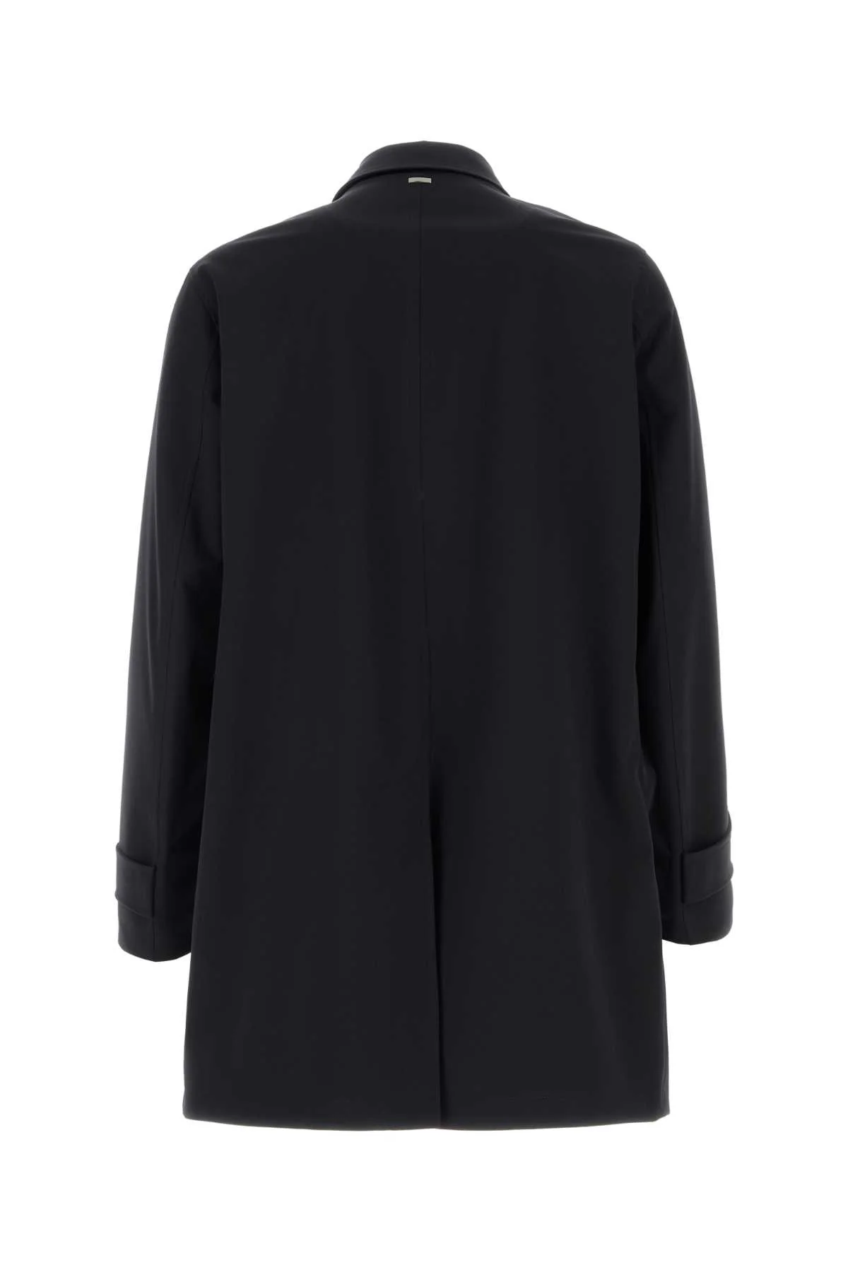 Herno Men Navy Blue Polyester Raincoat - Image 2