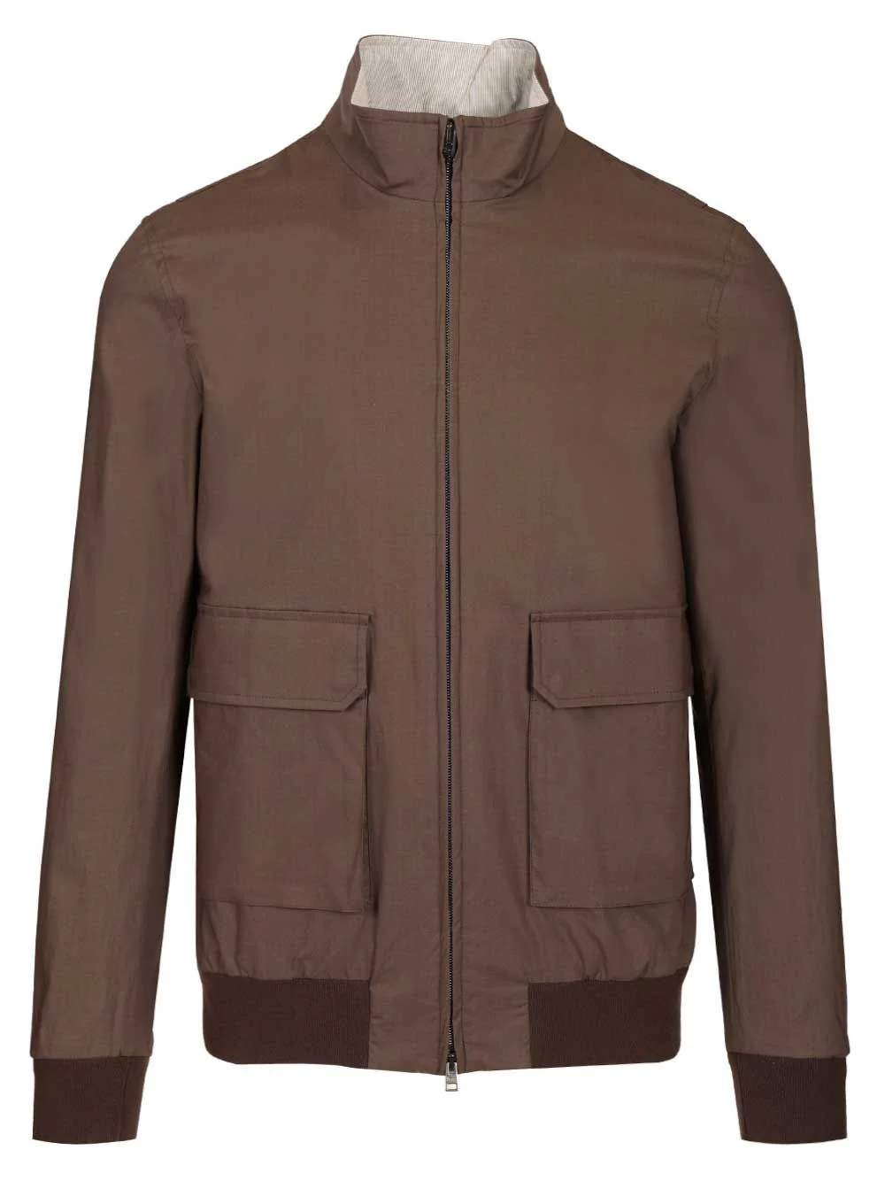 Herno Men Stretch Cotton Bomber Jacket