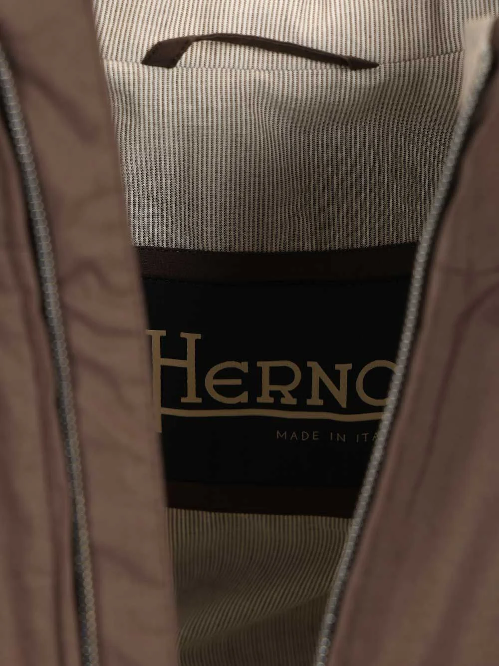Herno Men Stretch Cotton Bomber Jacket - Image 4