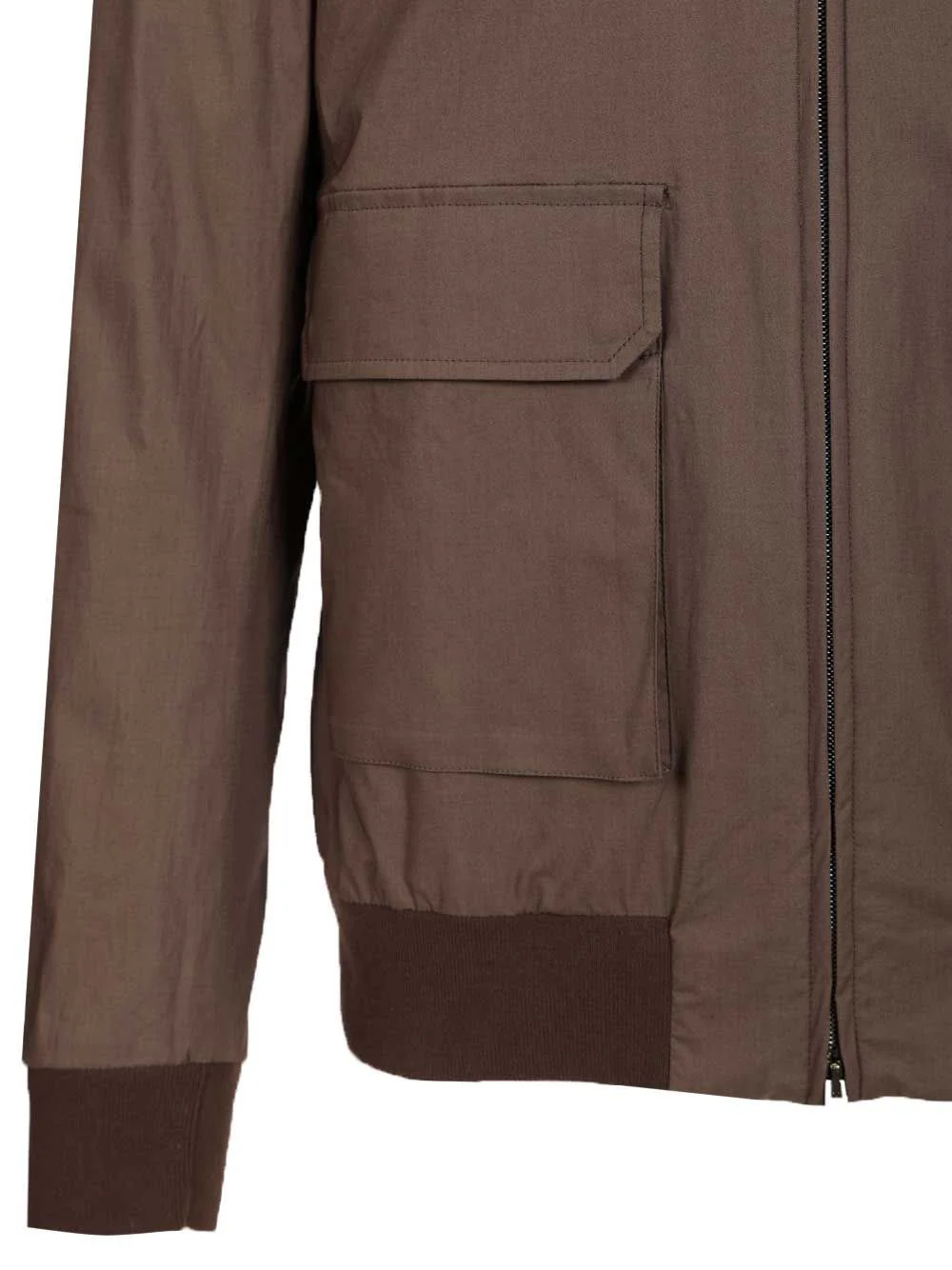 Herno Men Stretch Cotton Bomber Jacket - Image 5