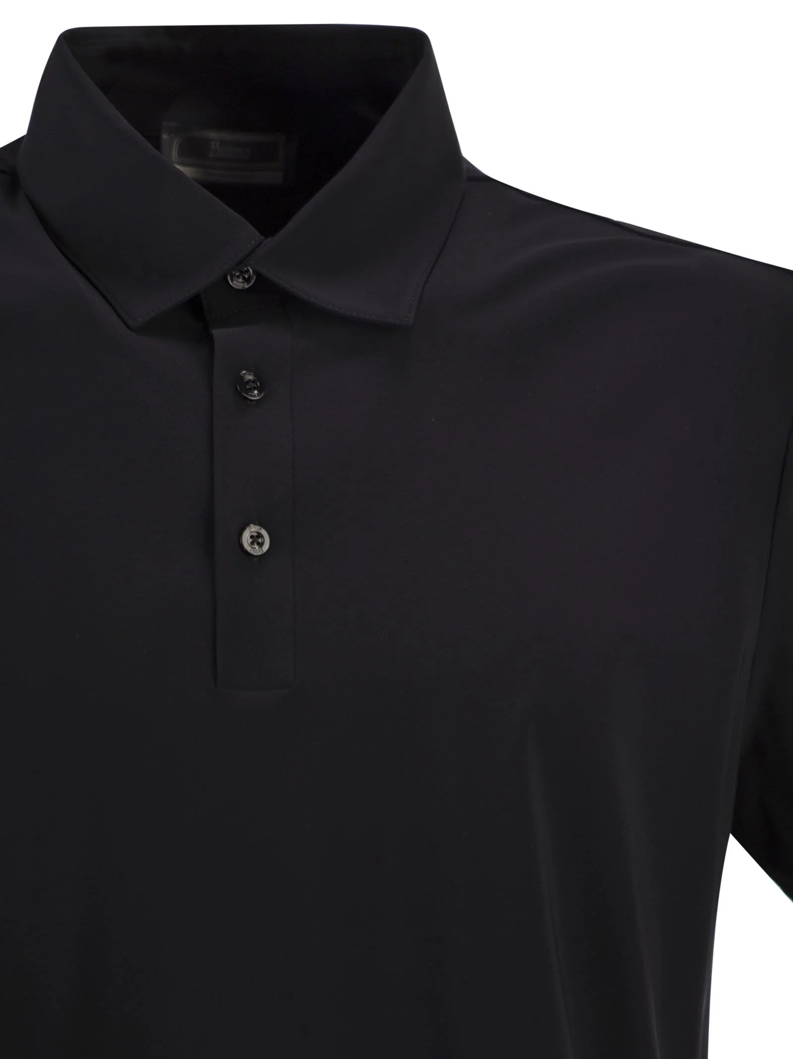 Herno Men Technical Functional Fabric Polo Shirt - Image 4
