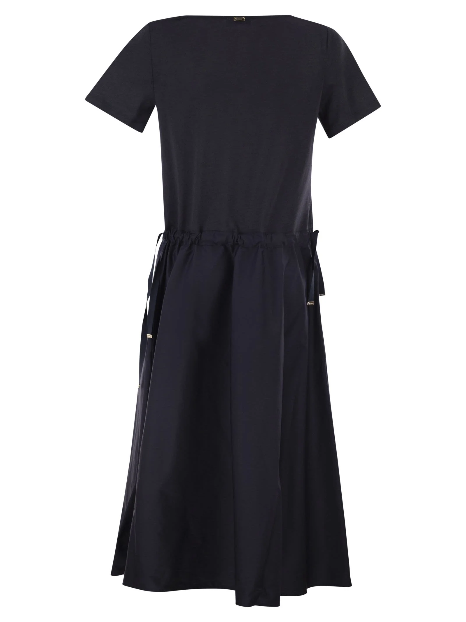 Herno Women Jersey And Poplin Combination Dress - Image 2