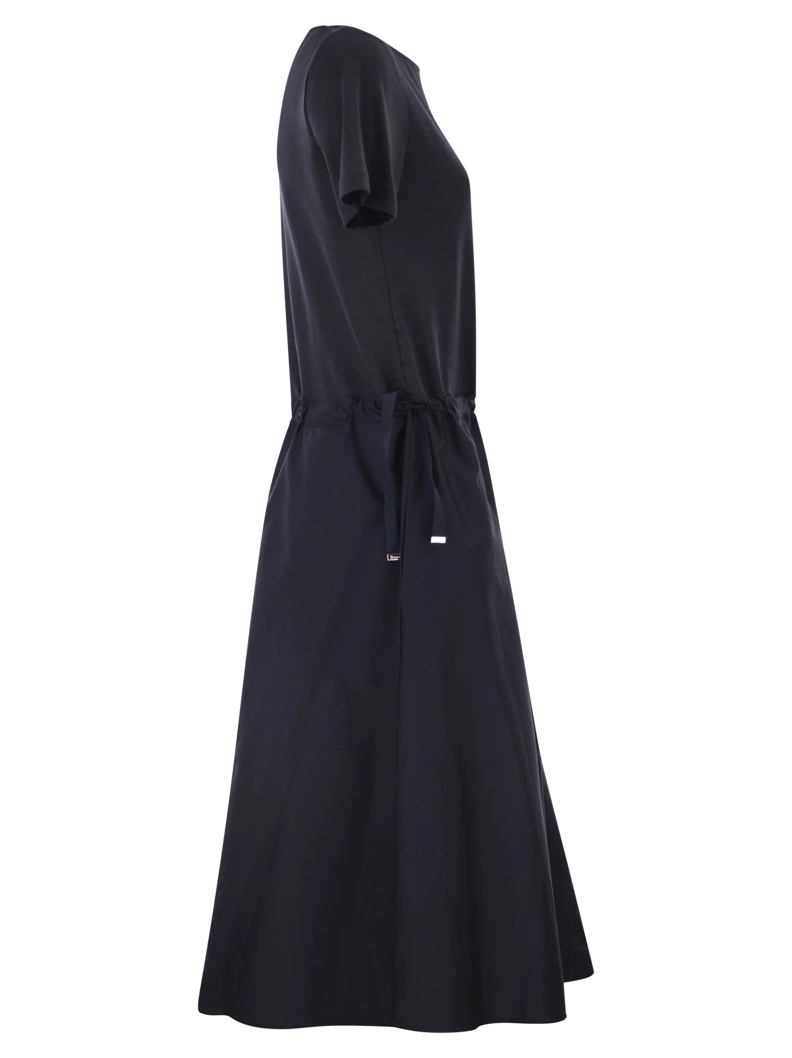 Herno Women Jersey And Poplin Combination Dress - Image 3