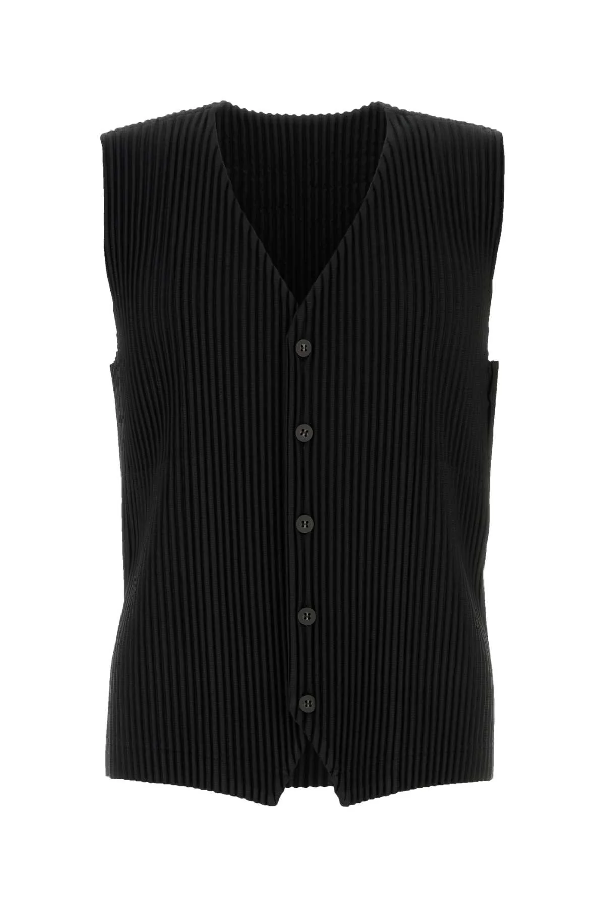 Homme Plisse' Issey Miyake Men Black Polyester Vest