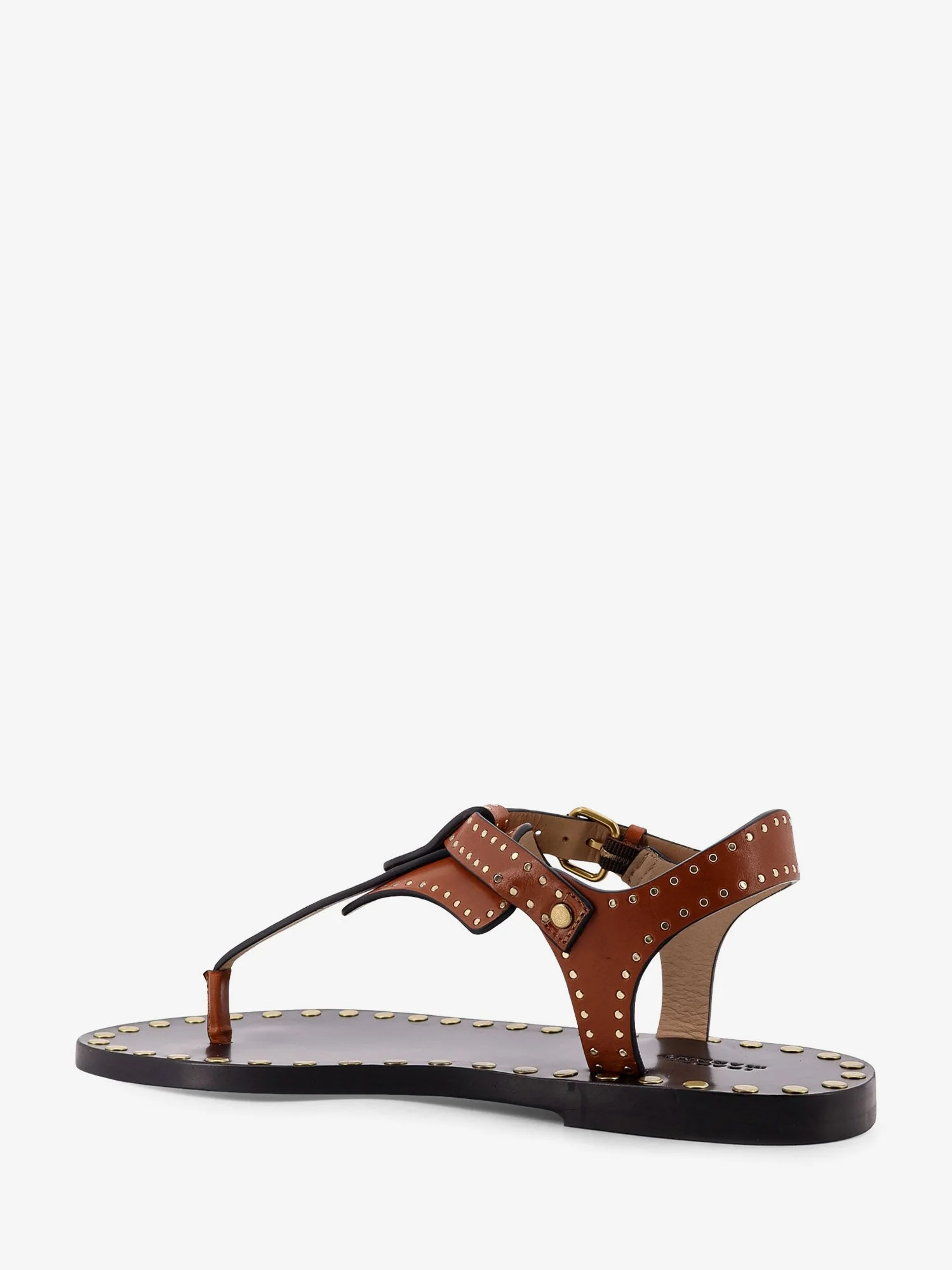 Isabel Marant Women Joonya Flat Leather Sandals - Image 3