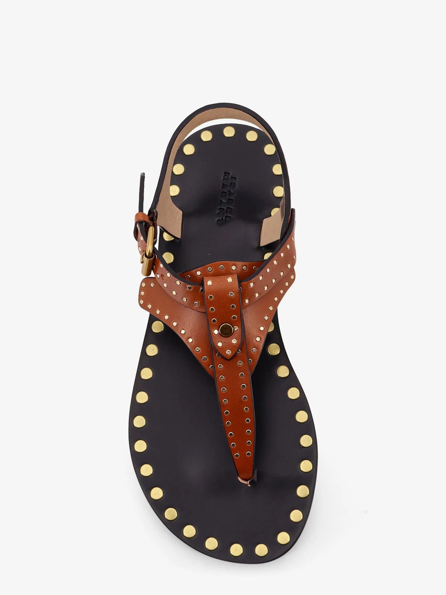 Isabel Marant Women Joonya Flat Leather Sandals - Image 4