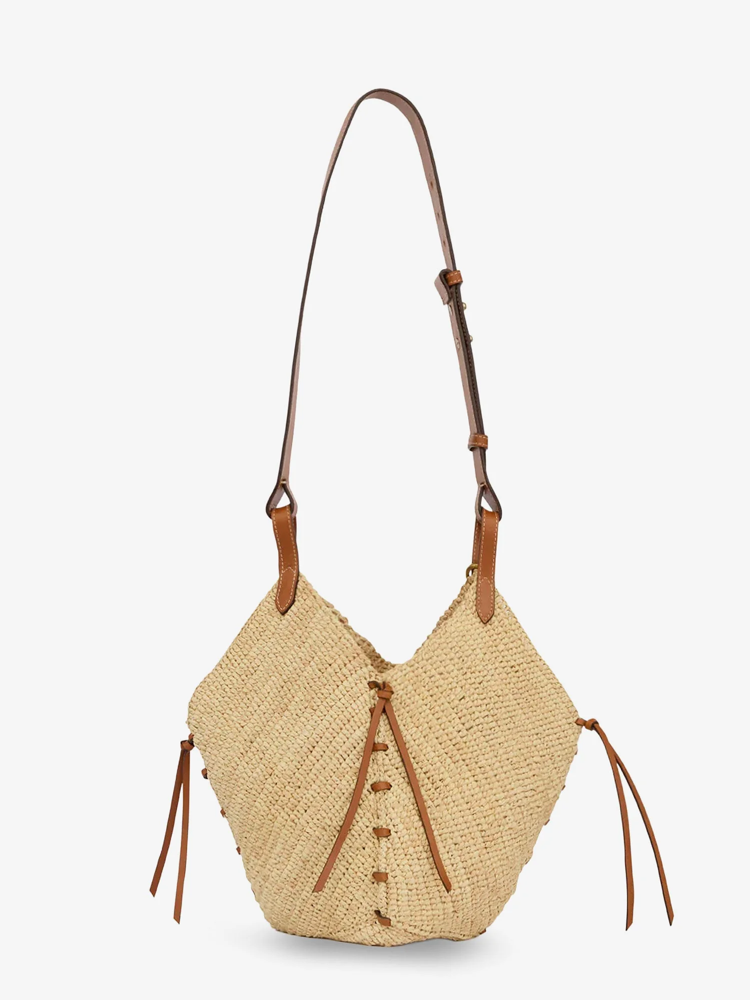Isabel Marant Women Losange Raffia Shoulder Bag - Image 2
