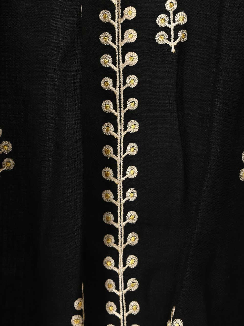 Isabel Marant Women Rodis Blouse In Embroidered Tussar Silk - Image 5