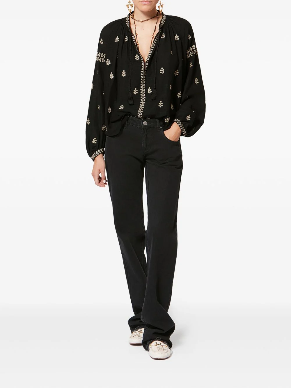 Isabel Marant Women Rodis Silk Blouse - Image 3
