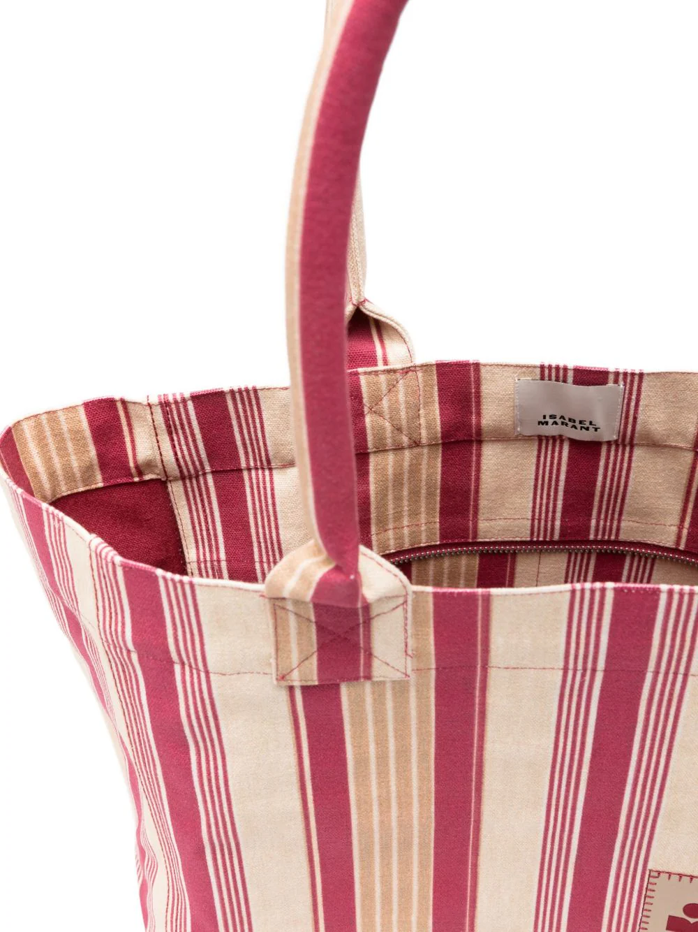 Isabel Marant Women Yenky Zipped Cotton Tote - Image 5