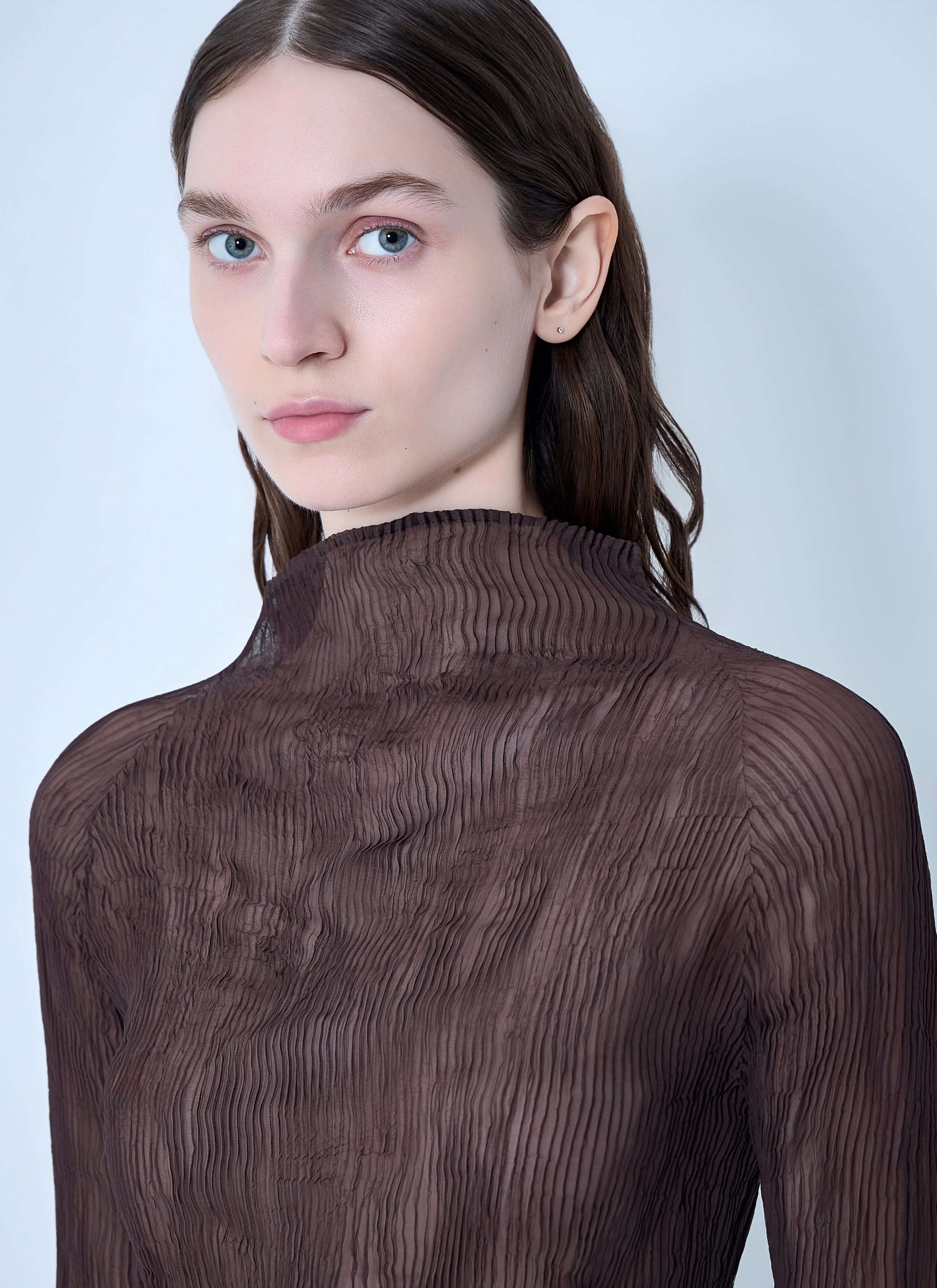 Issey Miyake Women Chiffon Twist Top - Image 5