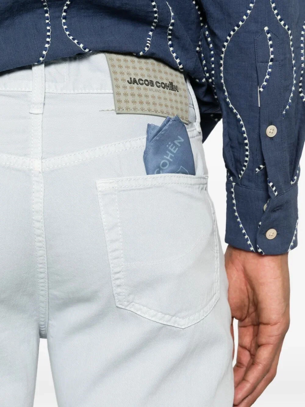 Jacob Cohen Men `Edo` Regular Straight Fit 5-Pocket Pants - Image 3