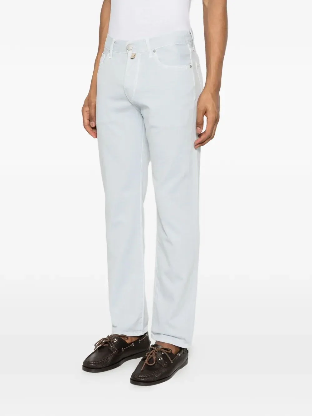 Jacob Cohen Men `Edo` Regular Straight Fit 5-Pocket Pants - Image 4