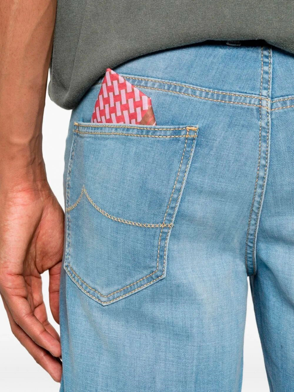 Jacob Cohen Men `Nicolas` Slim Fit 5-Pocket Bermuda - Image 3