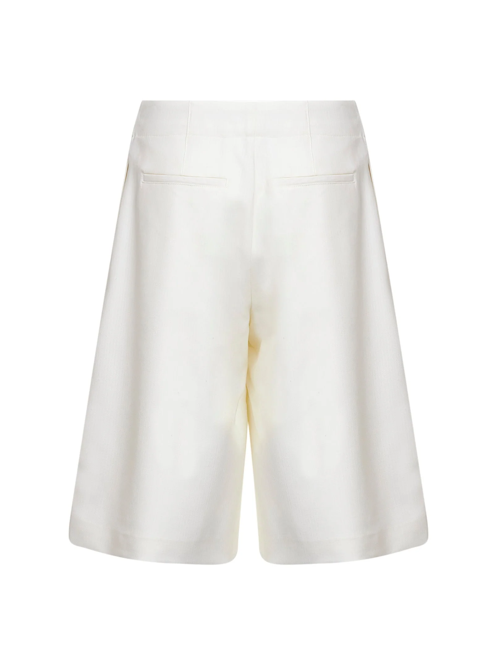 Jacquemus Men White The Moisson Tailored Bermuda Shorts - Image 2