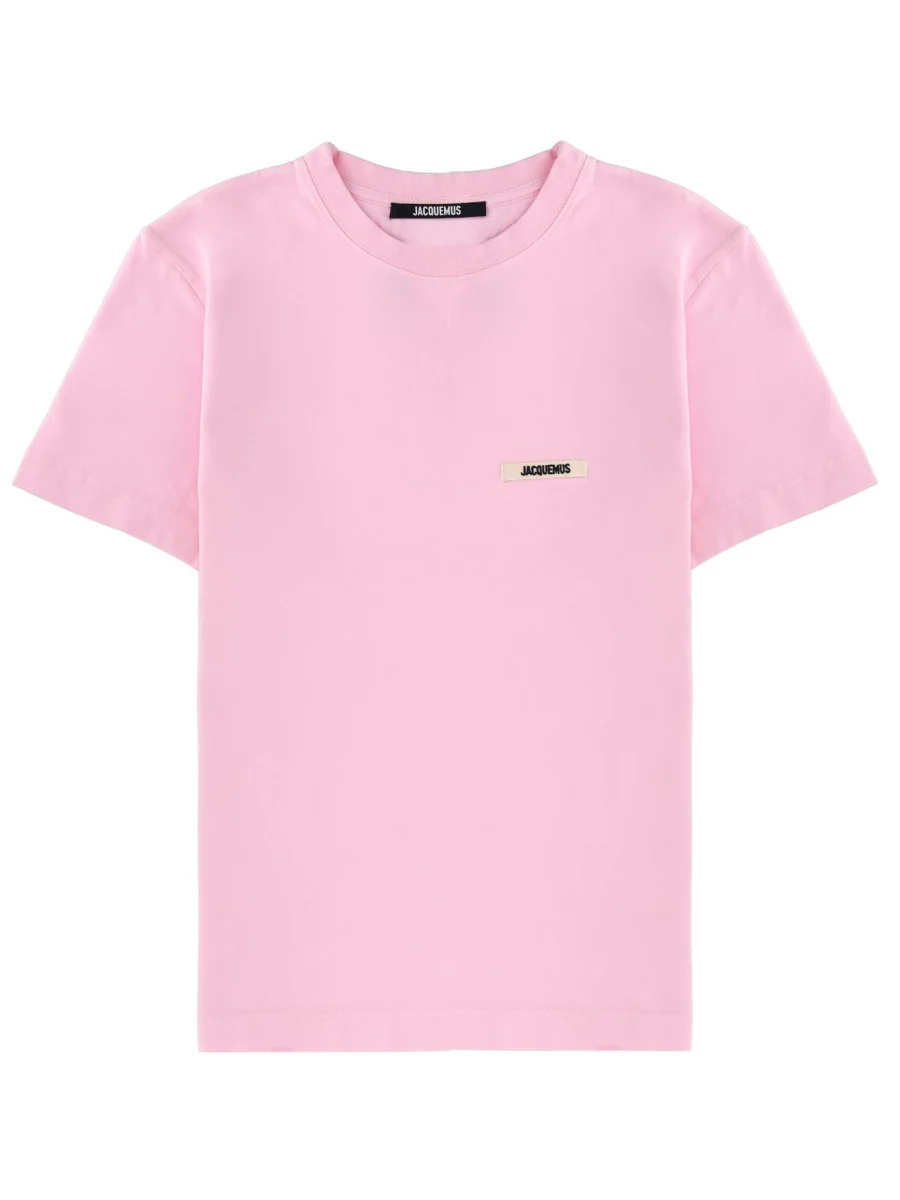 Jacquemus Women Grosgrain Short Sleeve T-Shirt