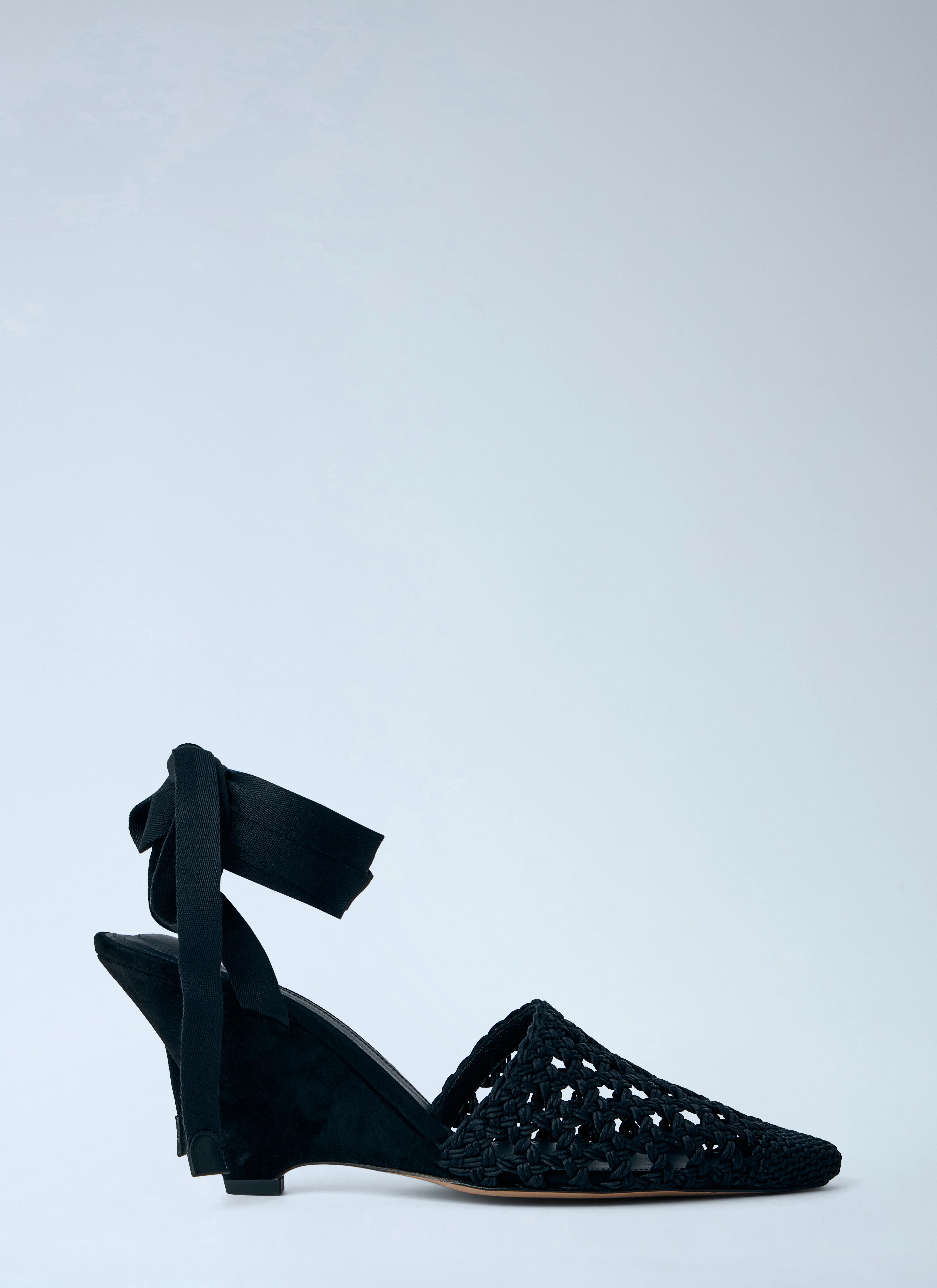 Jacquemus Women Woven Wedge Sandals