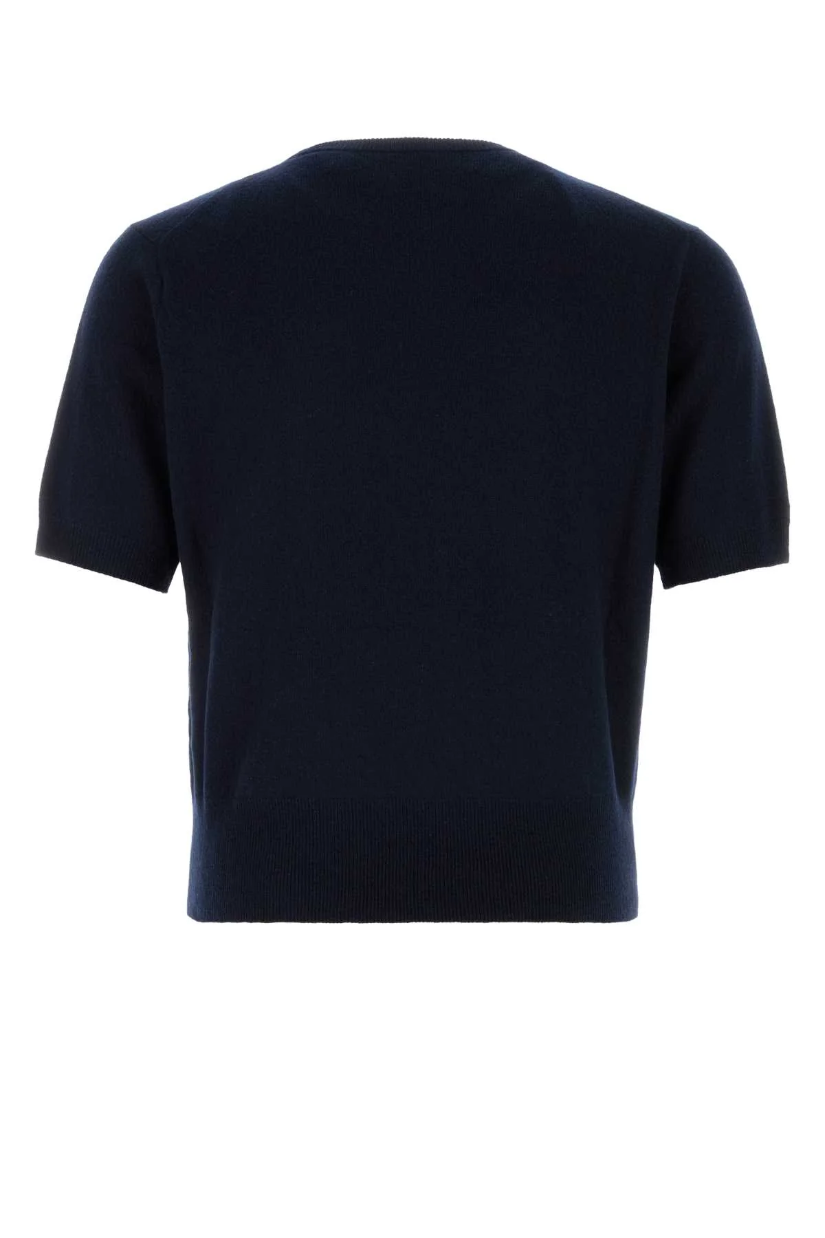 Jil Sander Men Midnight Blue Wool Blend Sweater - Image 2