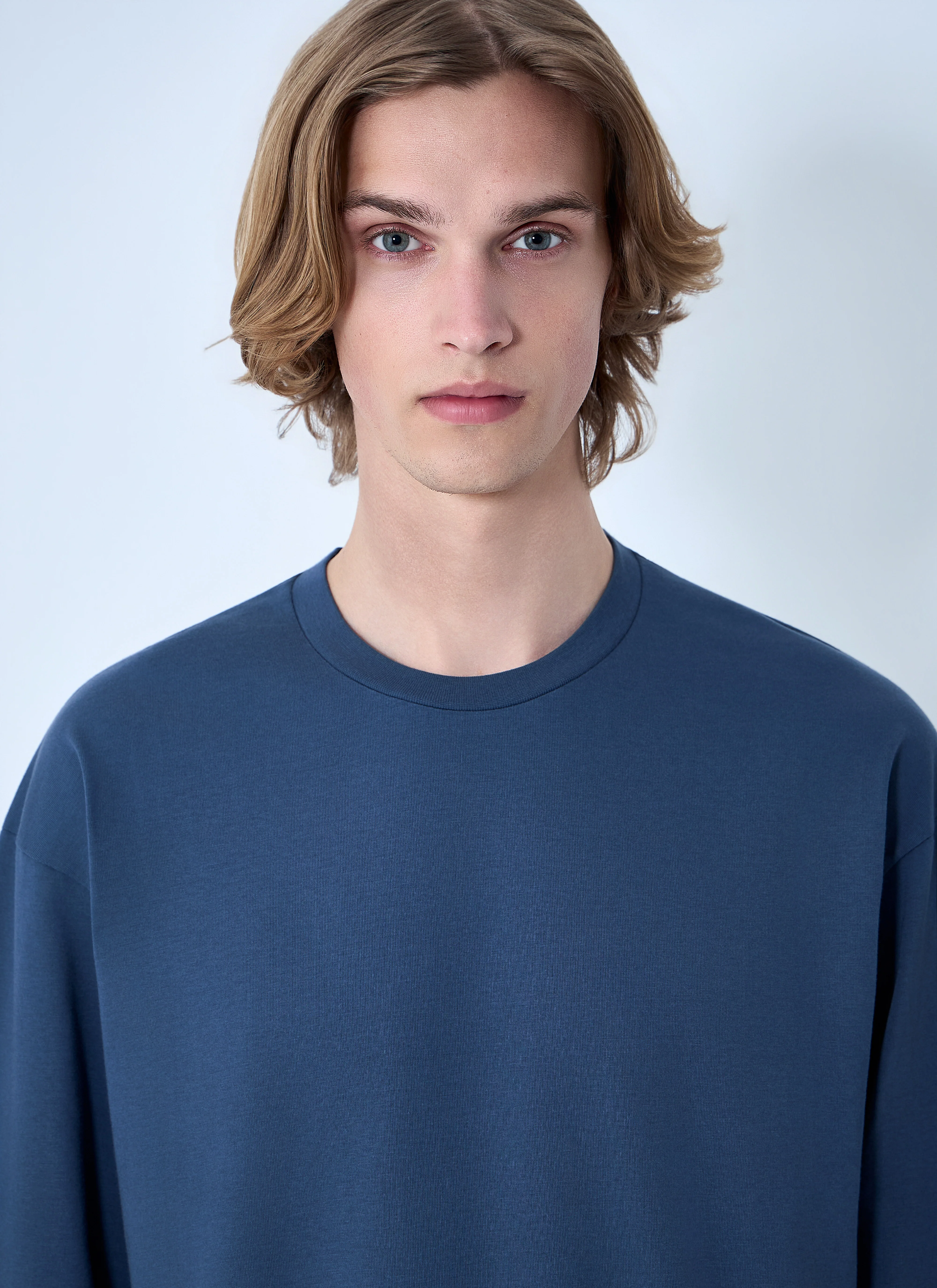Jil Sander Men Ribbed Crewneck Long Sleeve Top - Image 5