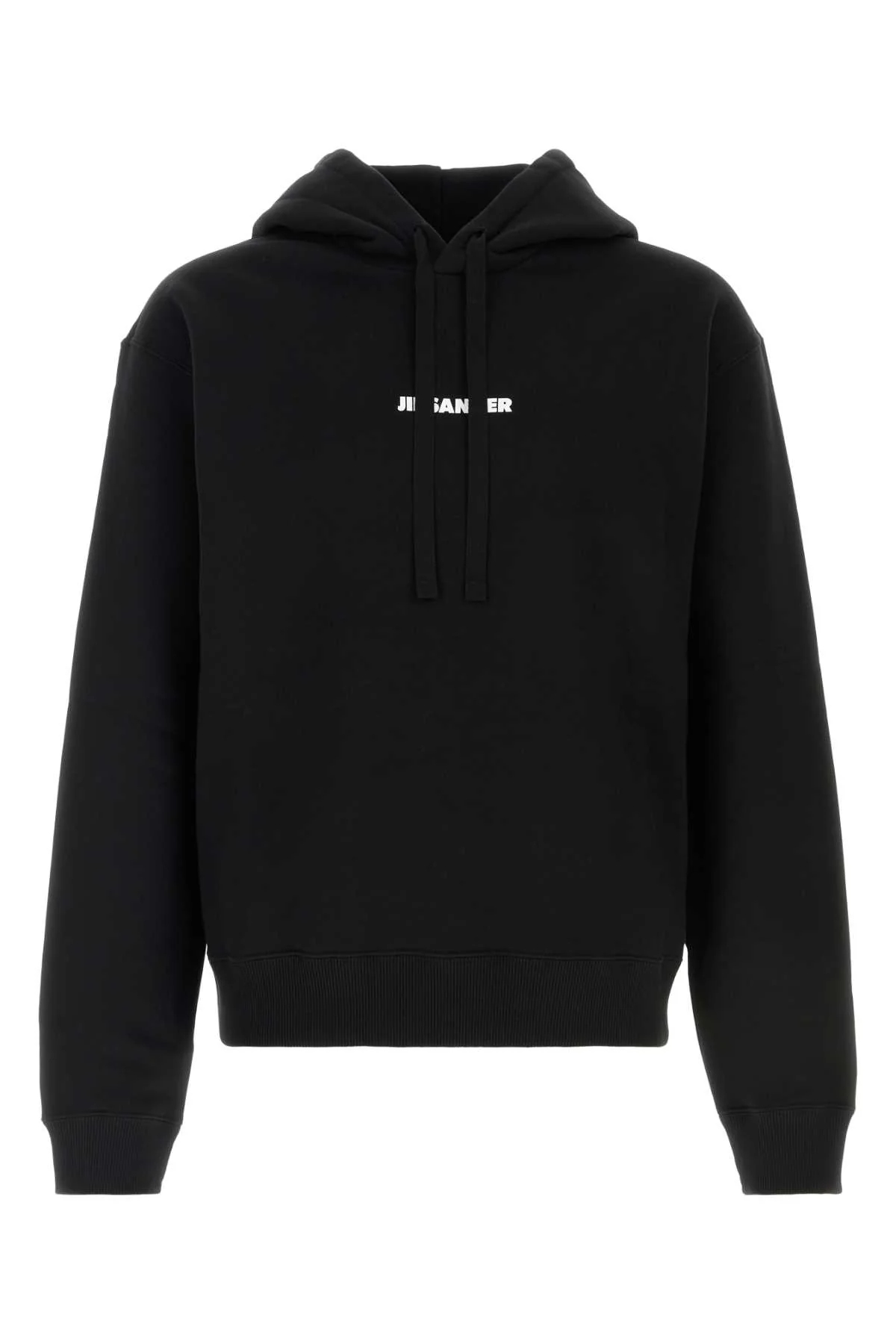 Jil Sander Men Black Cotton Sweatshirt