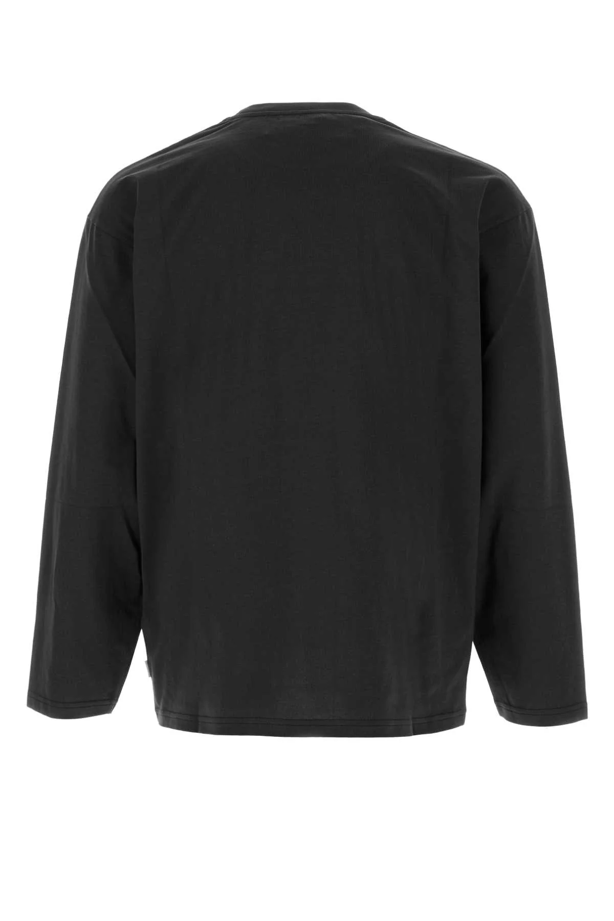 Jil Sander Men Slate Cotton T-Shirt - Image 2