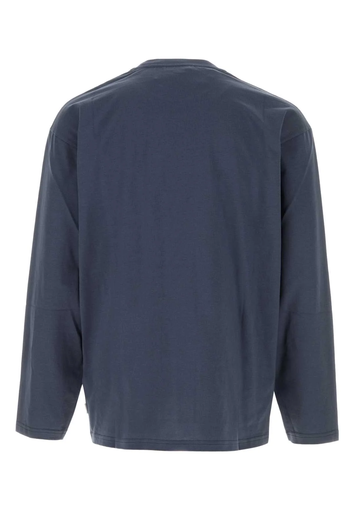 Jil Sander Men Navy Blue Cotton T-Shirt - Image 2