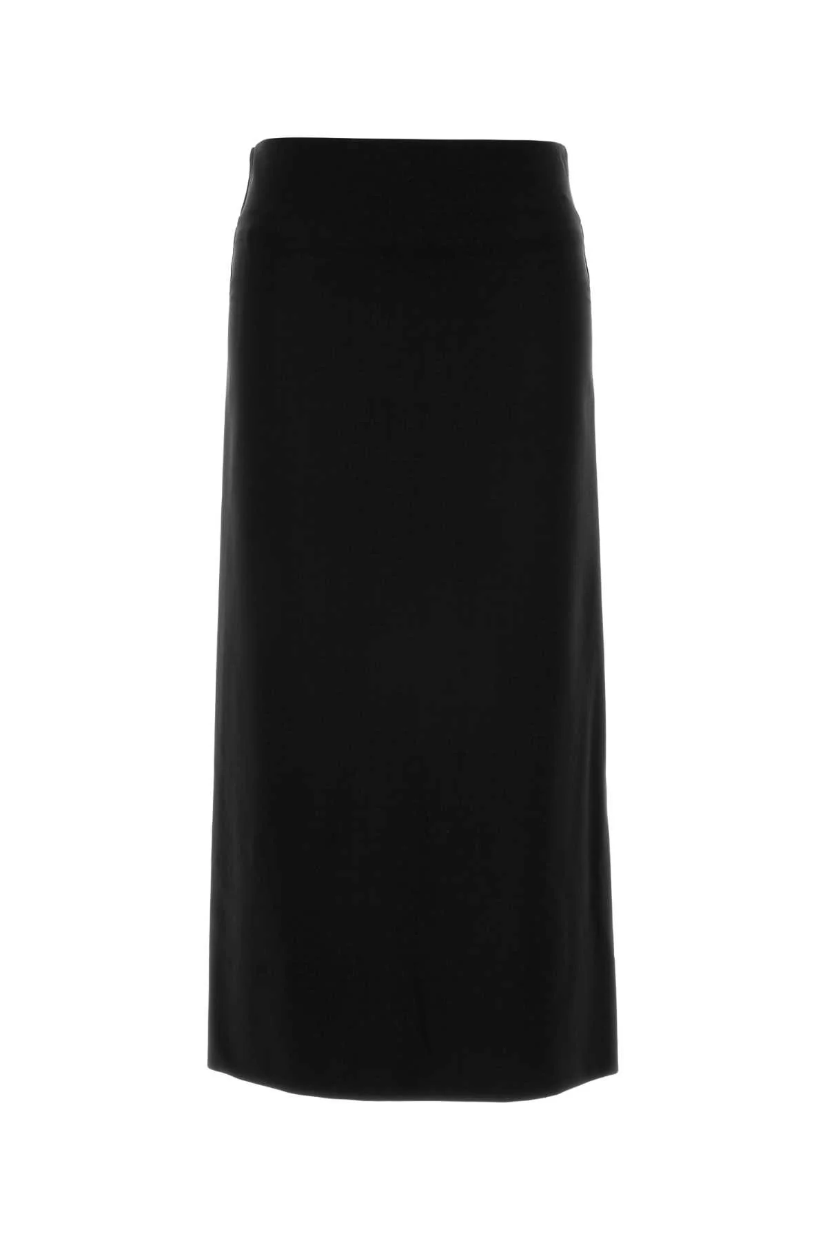 Jil Sander Women Black Jersey Skirt