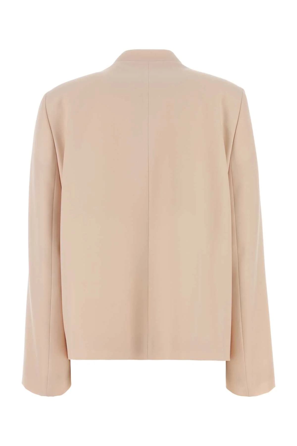 Jil Sander Women Pastel Pink Wool Blazer - Image 2