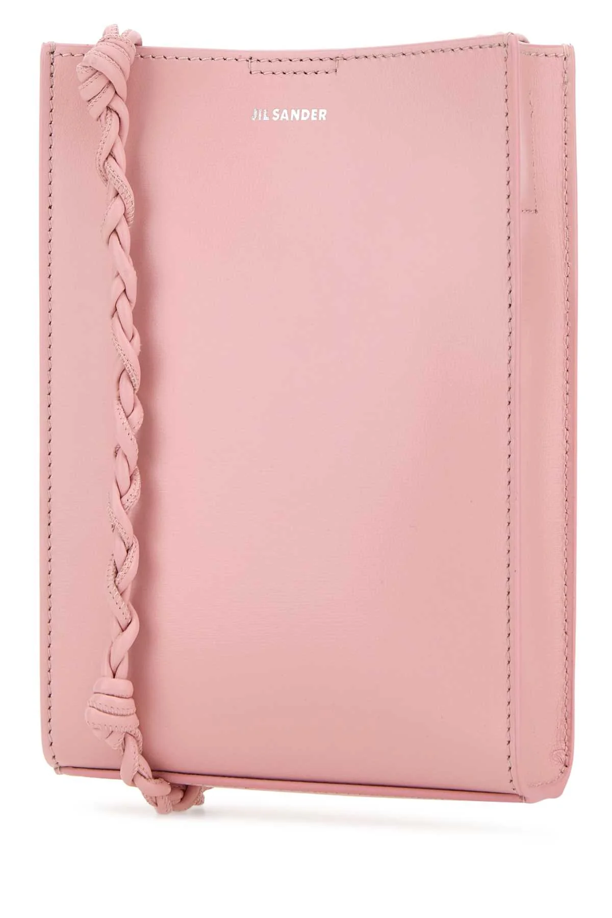 Jil Sander Women Pink Leather Small Tangle Shoulder Bag - Image 2