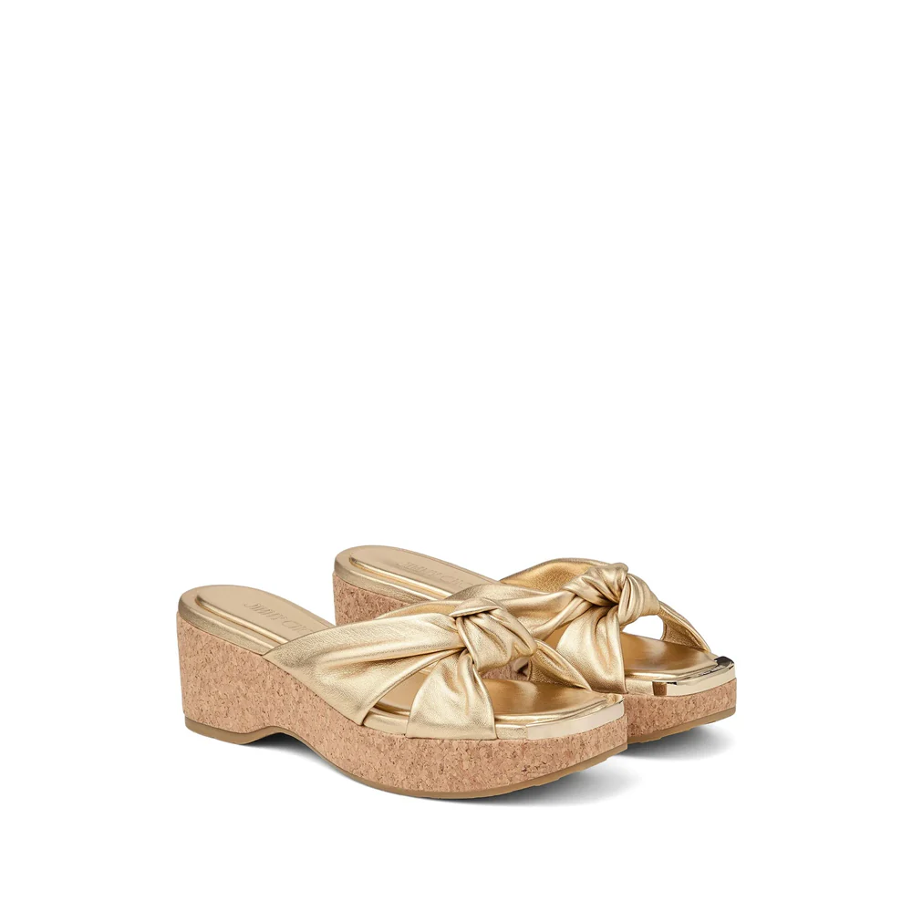 Jimmy Choo Gold Mules Women - Image 3