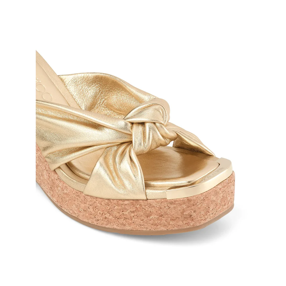 Jimmy Choo Gold Sandals Women - Image 5