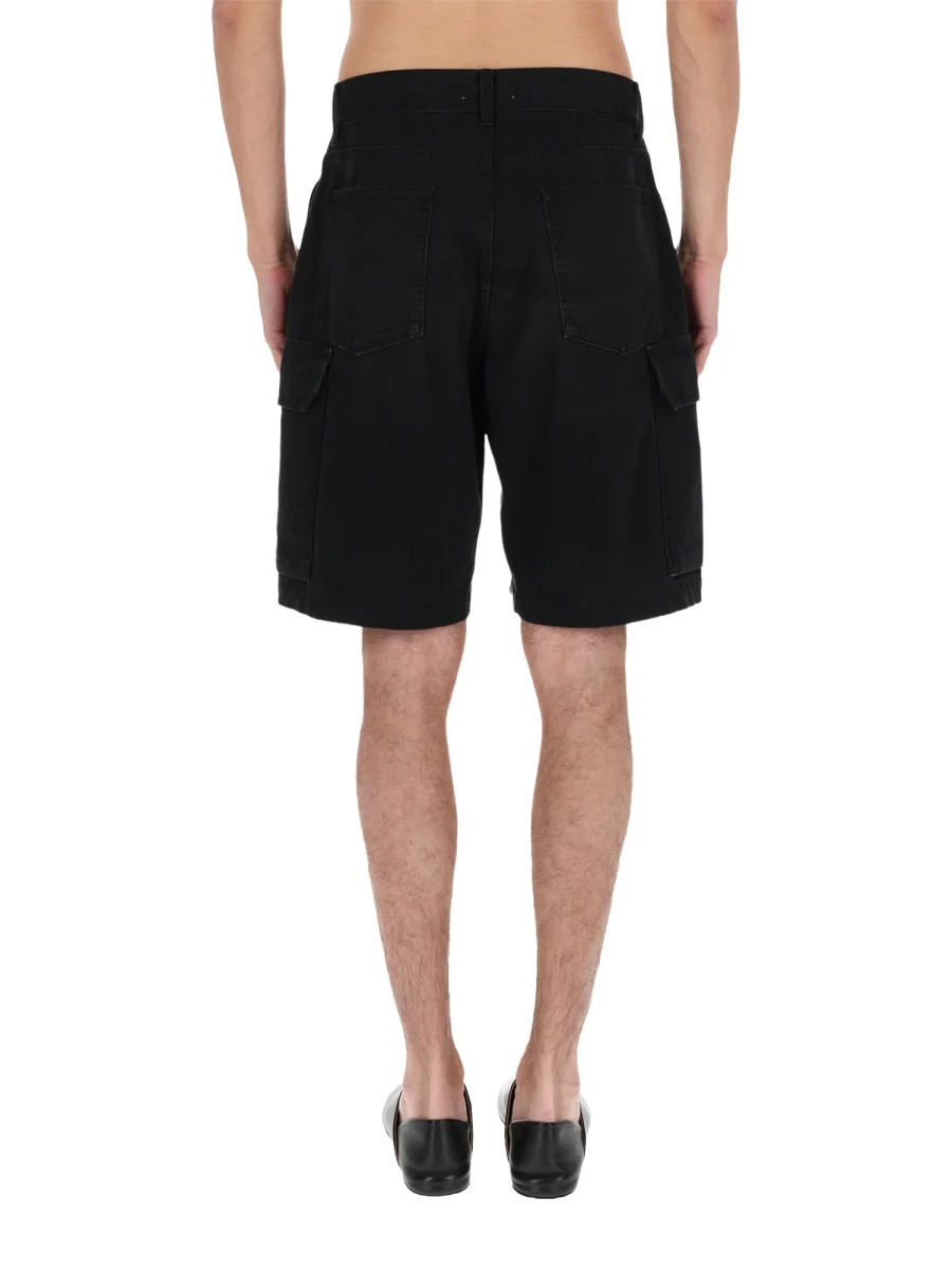 Jw Anderson Men Shorts With Logo Patch - Image 5