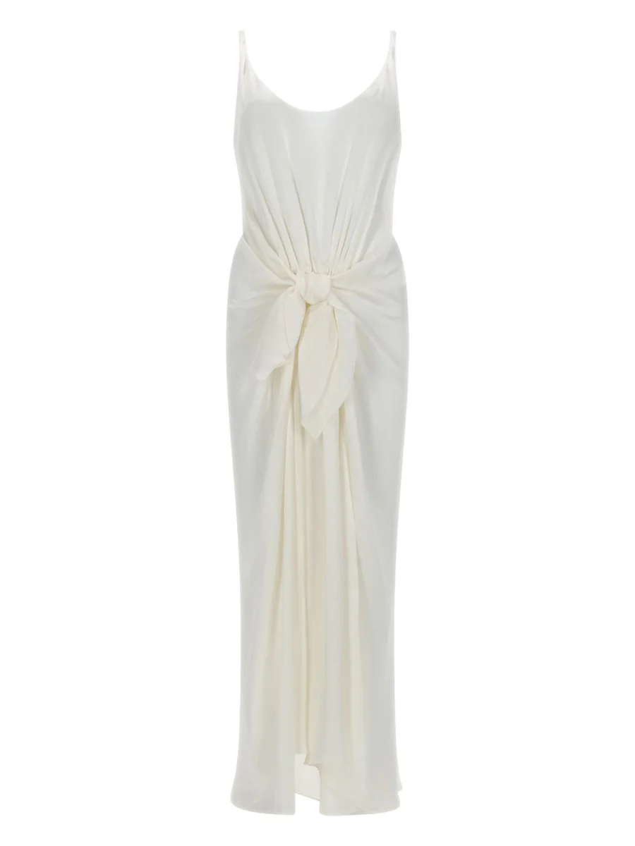 Jw Anderson Women Long Dress With Knot
