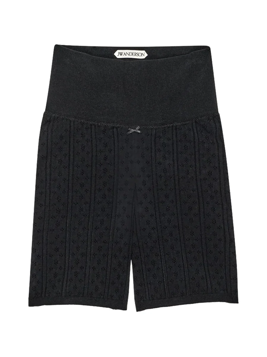 Jw Anderson Women Perforated Knit Shorts