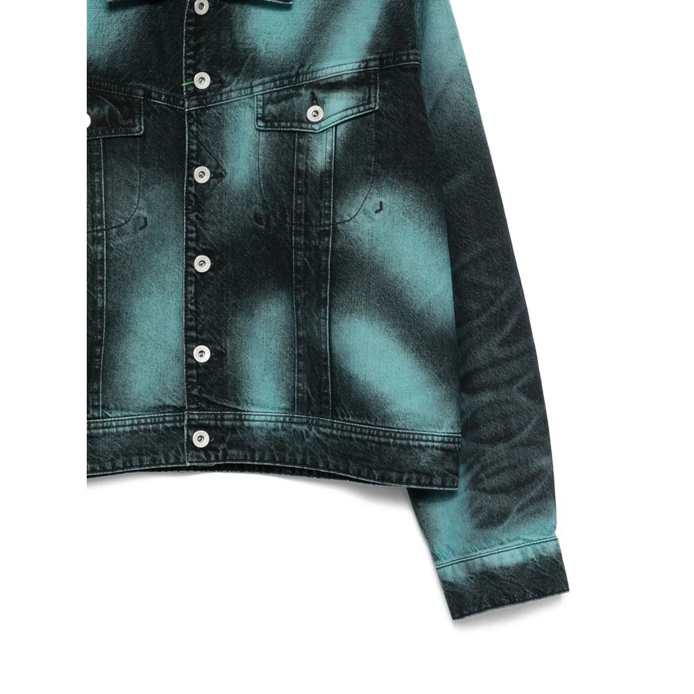 Kenzo Green Jackets - Denim Jackets Men - Image 3