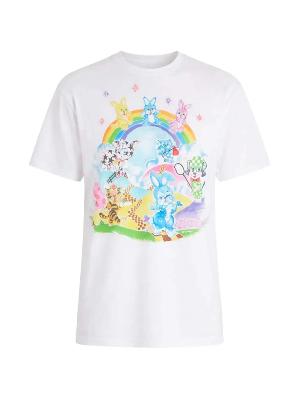 Kenzo Men Rainbow Print T-Shirt