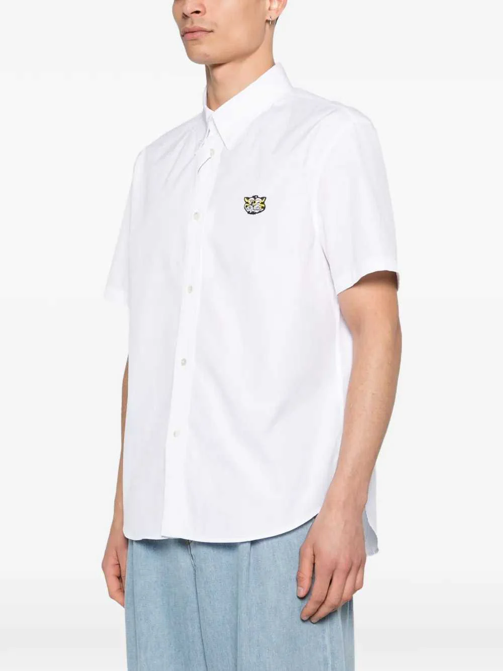 Kenzo Men Wild Tiger Embroidered Shirt - Image 3