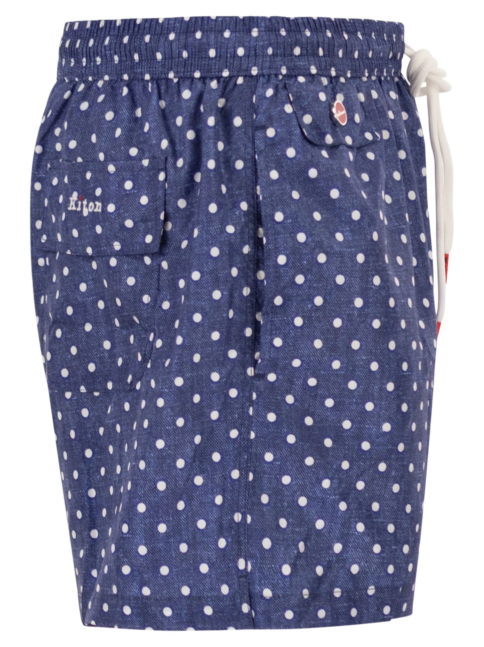 Kiton Men Short Patterned Swim Boxers - Image 3