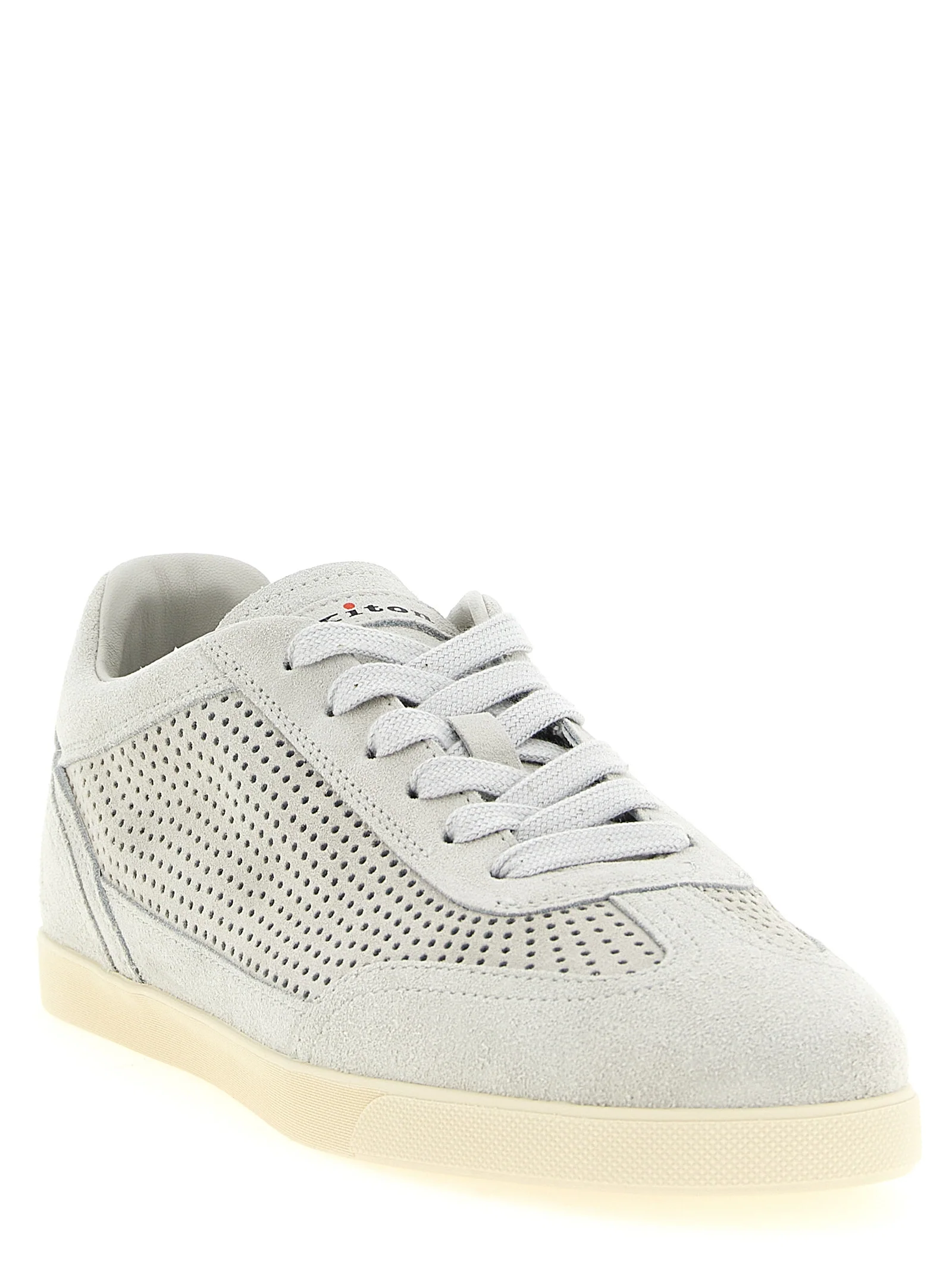 Kiton Men Suede Sneakers - Image 2