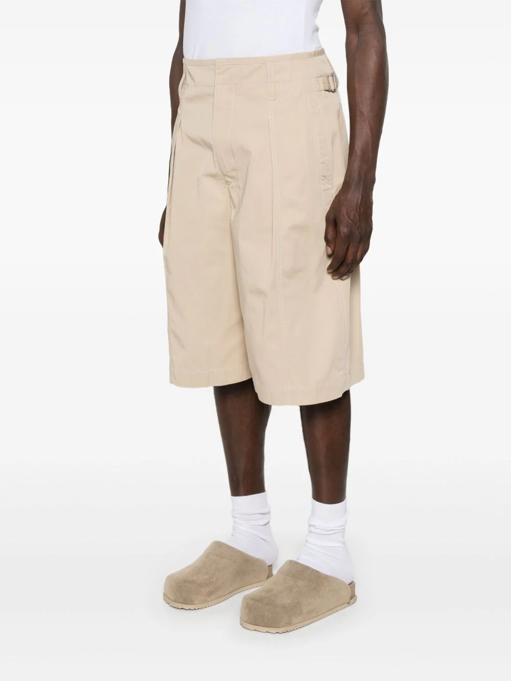 Lemaire Men Cotton Bermuda Trousers - Image 2