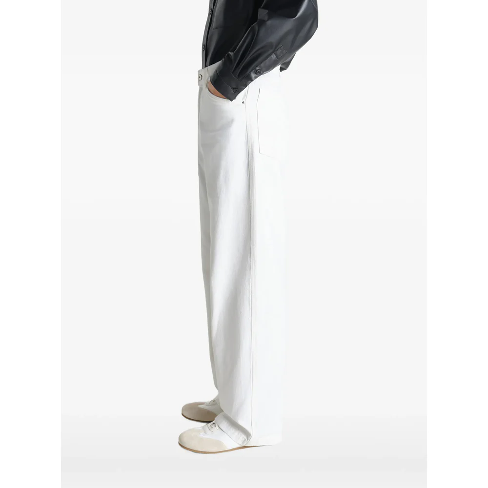 Lemaire White Denim - Wide-Leg Jeans Men - Image 2