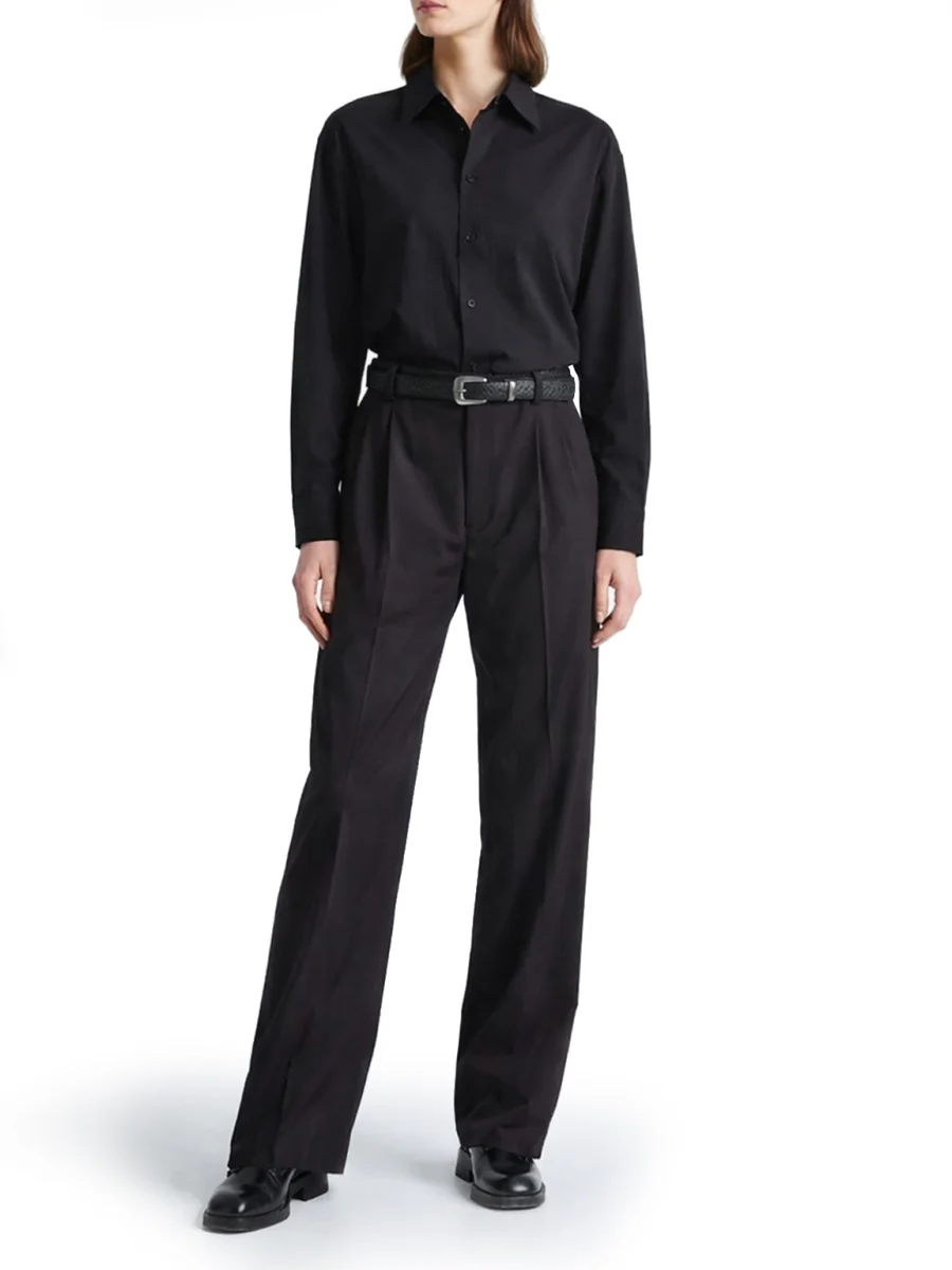 Lemaire Women Long Shirt With Tie - Image 2